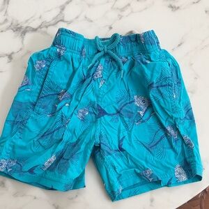 Vilebrequin Turquoise Fish Pattern Shorts